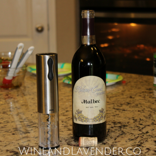 After a fun pizza-making activity with the kids, Pampered Chef's wine bottle opener helped to open the wine for adults! Learn more about the personalized pizza stone activity for kids. Click here. 