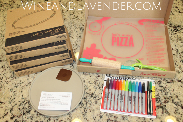 Pampered Chef Kids Pizza Set- a great activity for kids to personalize their own pizza stones. Click here for more information.