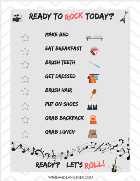 Ready to rock your kid's morning routine? Here's a few tips, ideas, and a free printable checklist to get you started! Click here. 
