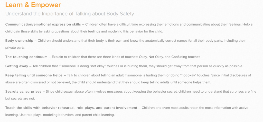 Why you need to talk about child abuse with your children right now and how to talk to them about it. 